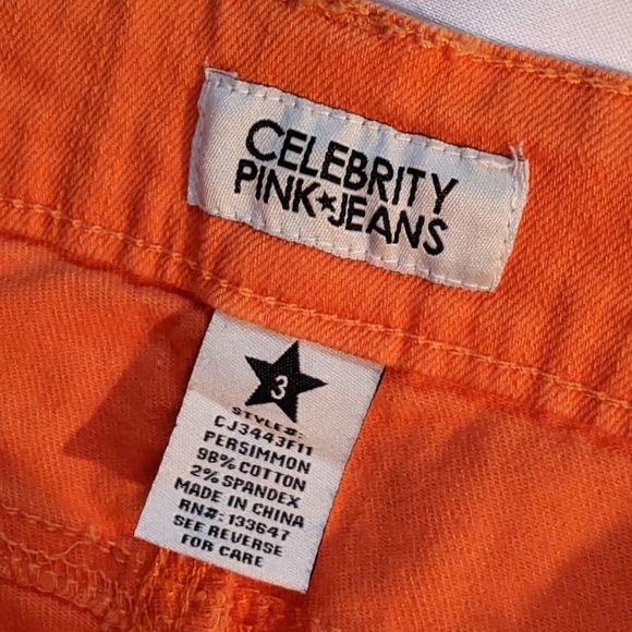 Celebrity Pink Jeans company women's size 3 shorts in persimmon - Picture 3 of 11